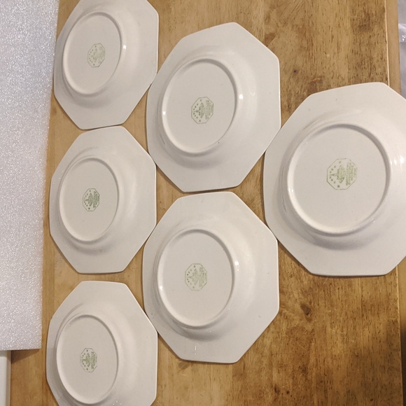 Independence Ironstone by Interpace NKT Japan Yellow Design Octagonal Dishes 17 - Picture 12 of 16